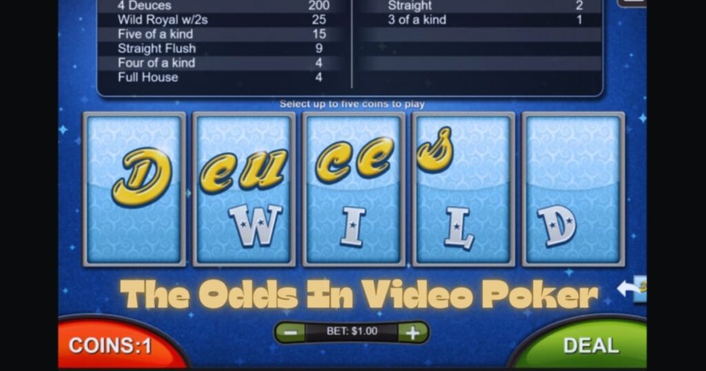 Odds in video poker 